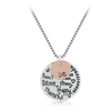 Two-Tone "Be" Inspirational Necklace