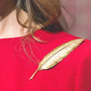 Gold/Silver Plated Leaf Brooch Pin