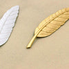 Gold/Silver Plated Leaf Brooch Pin