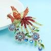 Kawaii Cute Bird Rhinestone Brooch