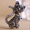 Korea Punk Cat Scarf Pin Brooch