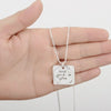 "Follow your Dreams Trust Your Heart" Inspirational Necklace